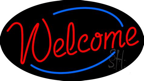 Welcome Animated Neon Sign - Welcome Bar Neon Signs - Everything Neon