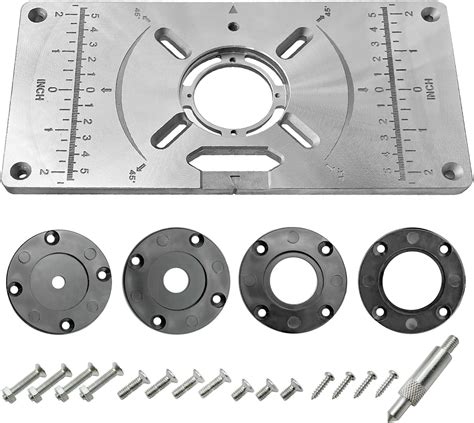 Router Table Insert Plate Table Aluminium Insert Plate Router Trimmer ...