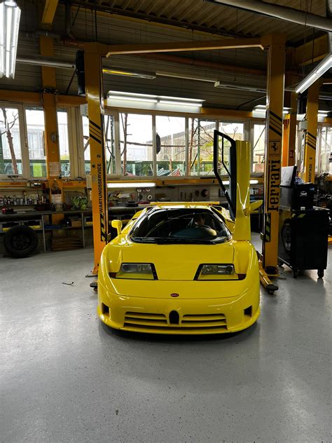 Michael Schumacher Bugatti EB 110 Super Sport 1994, restauriert 2021 ...