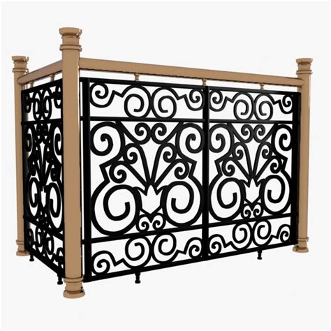 Decorative Iron Railing Revit | Shelly Lighting