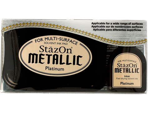 Tinta STAZON METALLIC para vidrio y plastico metalica opaca color ...