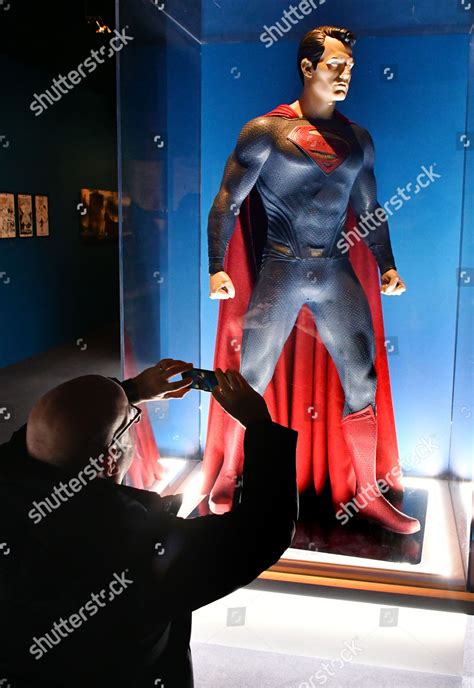 Superman Costume Worn By Henry Cavill Editorial Stock Photo - Stock ...