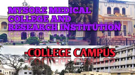 mysore medical college campus #mysoremedicalcollege #allhealthscience # ...