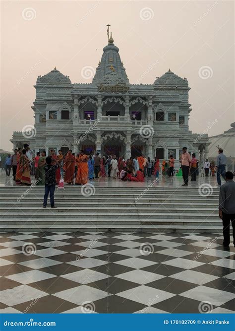 Prem Mandir Vrindavan dham editorial stock image. Image of vrindavan ...