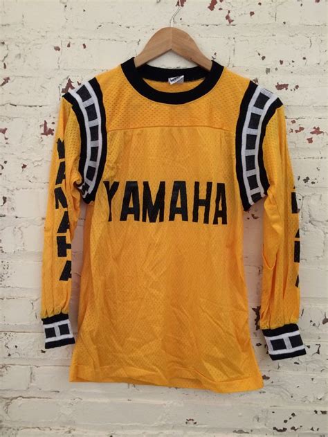 Vintage 1980s Yamaha Motocross Jersey Size Small Off Road Mororcycle ...