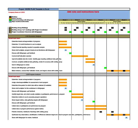 21+ Weekly Work Plan Template | DocTemplates