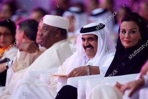 Qatars Emir Sheikh Hamad Bin Khalifa Editorial Stock Photo - Stock ...