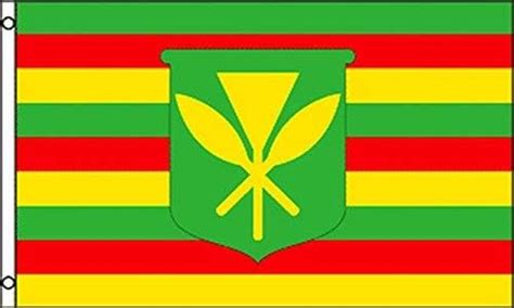 Zudrold Bandera de Hawaii Kanaka Maoli 3 'x 5' Banderas de nativos ...