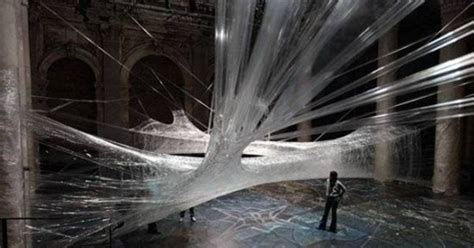 Strange world: World’s Largest Spider Web Ever Spun