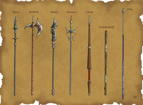 DS: Polearms by willowWISP on DeviantArt