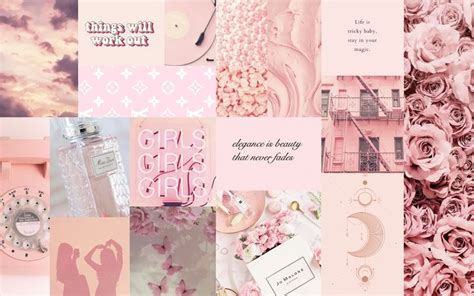 Girly Pink and White Wallpaper for 13' MacBook