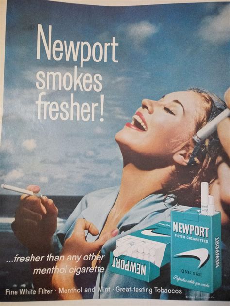 Old Newport ad from my Grandma's 1963 issue of Look magazine : r/Cigarettes