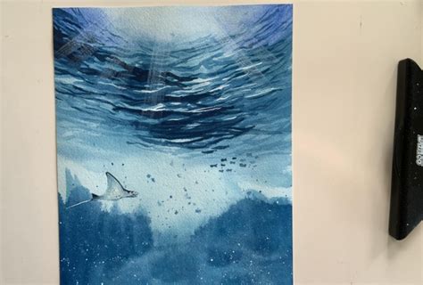 WATERCOLOR UNDERWATER | Learn to paint 2 different Underwater Scenes ...