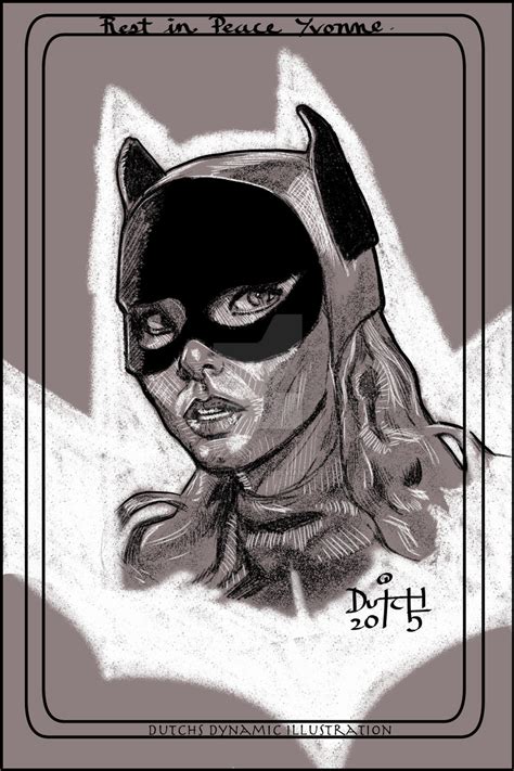 Yvonne Craig Batgirl by Dynamic-Illustration on DeviantArt