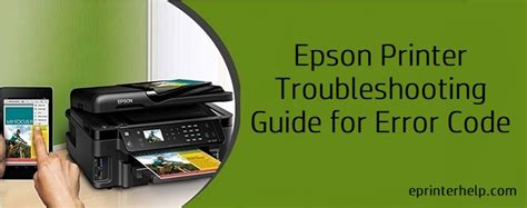 Epson Printer Troubleshooting Guide for Error Code