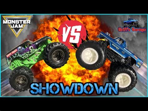 GRAVE DIGGER vs BIGFOOT MONSTER JAM SHOWDOWN - YouTube