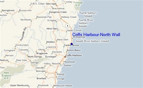 Coffs Harbour Map - Australia