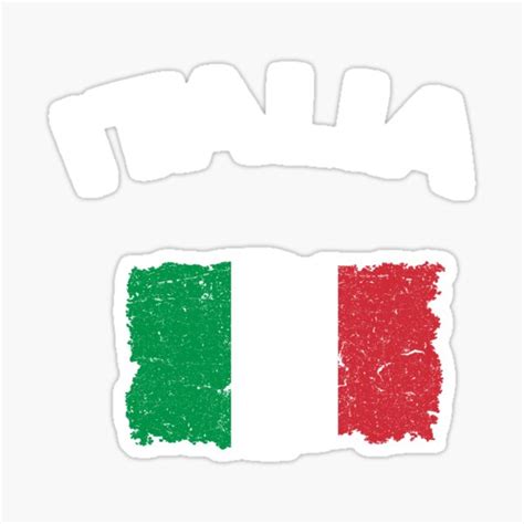 "Vintage Italian Flag" Sticker for Sale by vladocar | Redbubble