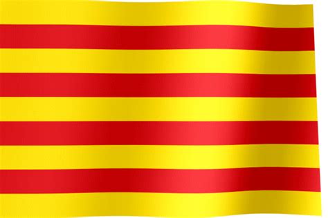 Catalonia Flag GIF | All Waving Flags