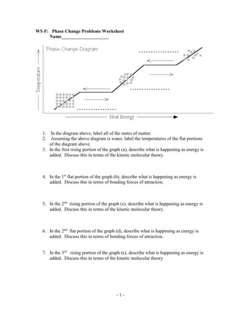 Phase Change Worksheet — db-excel.com