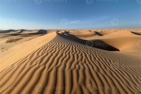 Sand dunes in desert landscape. 24597370 Stock Photo at Vecteezy