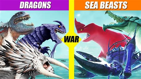 How To Train Your Dragon vs Sea Beast Turf War | SPORE - YouTube