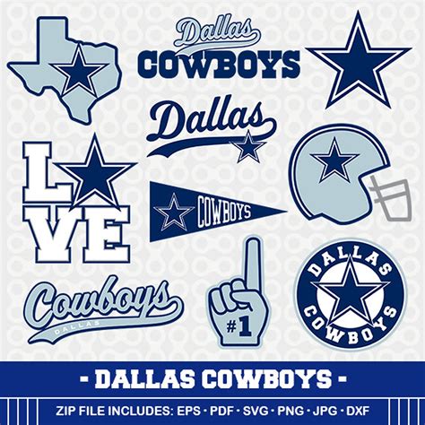 Template Cricut Dallas Cowboys Svg Free