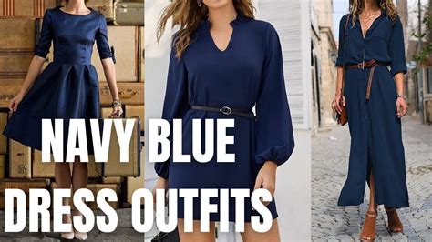 Arriba 39+ imagen navy blue dress outfit ideas - Abzlocal.mx