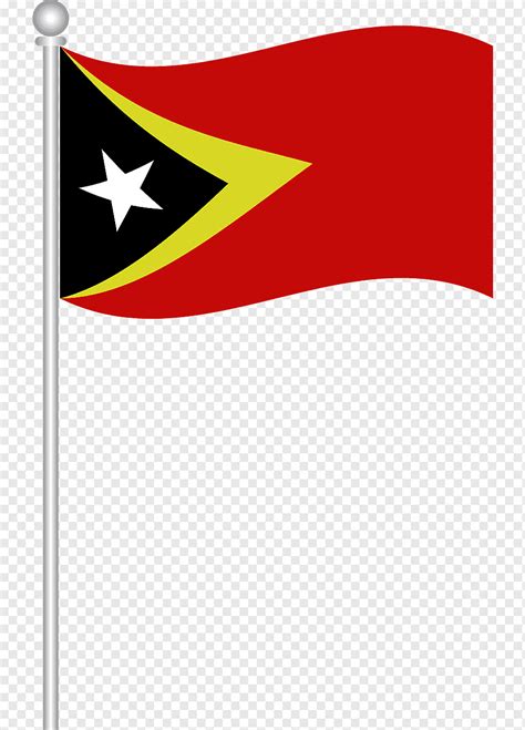 Bendera Timor Leste, Bendera, Timor Leste, Bendera Dunia, png | PNGWing