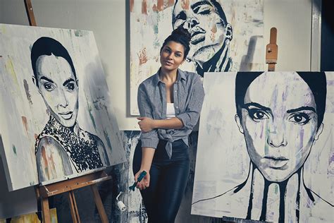 Persefoni - Portraits of an artist on Behance