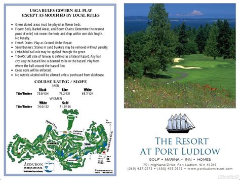 The Resort at Port Ludlow - Course Profile | Course Database