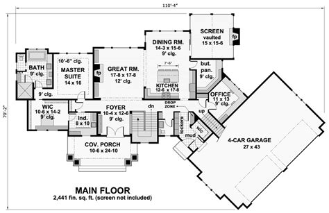 Spacious 4 Car Garage House Plans That "WOW"! - DFD House Plans