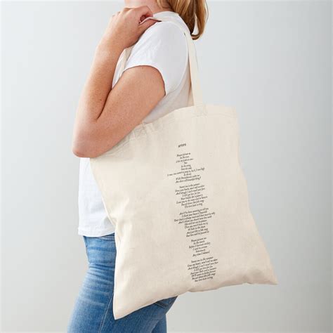 "Seven - Taylor Swift Lyrics Tote Bag Folklore" Tote Bag for Sale by ...