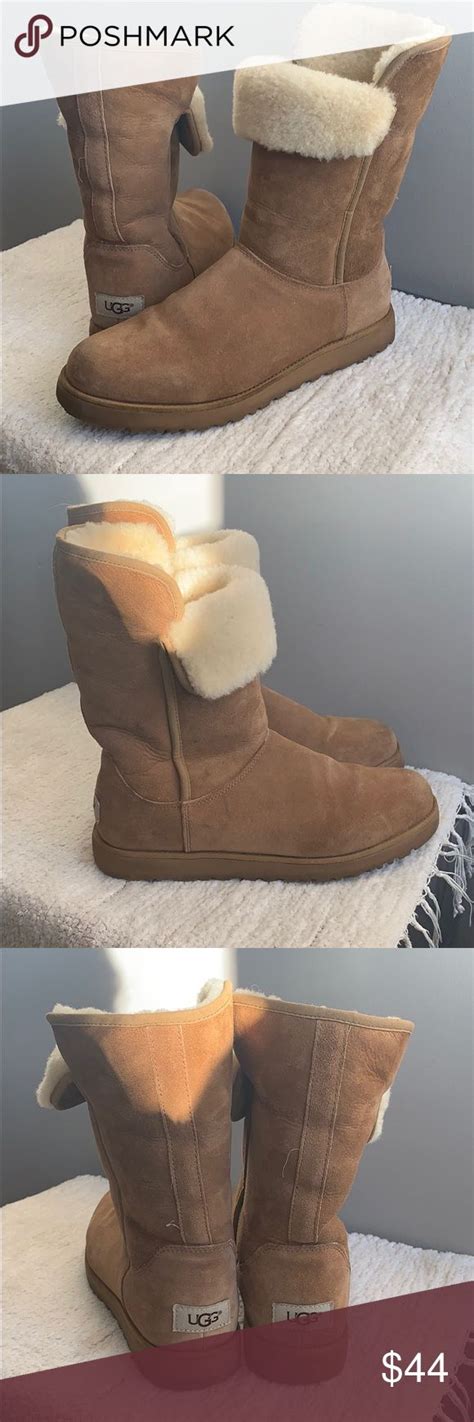 Ugg Michelle Brown Fur Boots size 8.5 | Brown fur boots, Boots, Fur boots