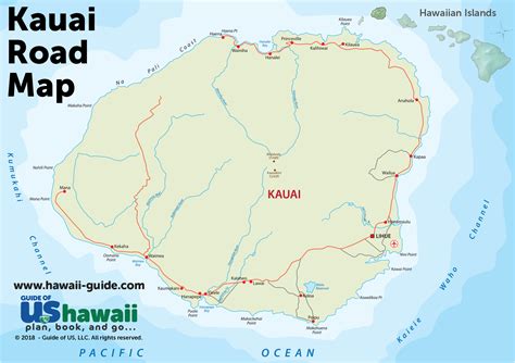 Printable Map Of Kauai