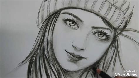 Menggambar wajah wanita cantik versi lambat | drawing beatiful face ...