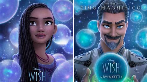 'Wish' Character Posters for Asha & King Magnifico Released - WDW News ...