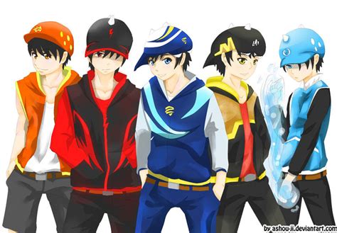 BoboiBoy 5 Elements by ashouji on DeviantArt