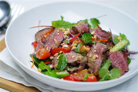 Easy Thai Beef Salad With Crispy Noodles - Beef Poster