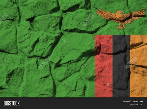 Zambia Flag Depicted Image & Photo (Free Trial) | Bigstock