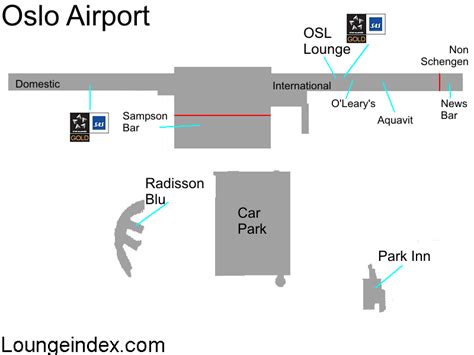 OSL: Oslo Airport Guide - Terminal map, airport guide, lounges, bars ...