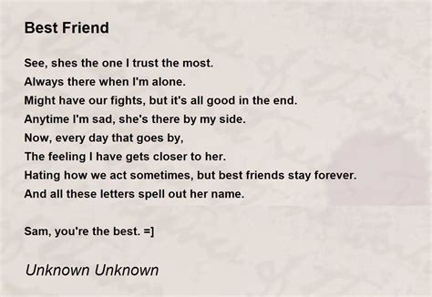 Sad Friend Poems