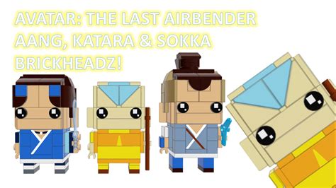 LEGO IDEAS - Avatar: The Last Airbender Aang, Katara and Sokka Brickheadz