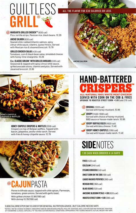 Chili's Grill & Bar Menu | Order Online | Delivery | Lincoln NE | City ...