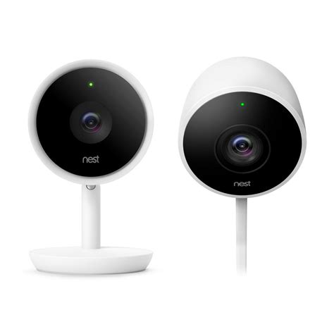 Google Nest Cam IQ Indoor Security Camera and Nest Cam Outdoor Security ...