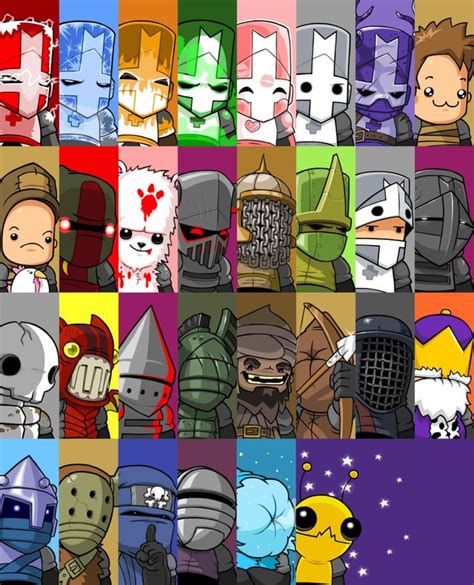 Castle Crashers Characters [Hi-Res] : r/gaming