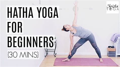 Hatha Yoga for Beginners | 30 Min Yoga Class with Yoga Standing Poses ...