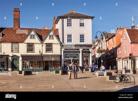 Bury St Edmunds Market Square, with the Really Rather Good Coffee Stock ...