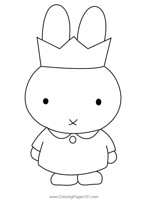 Pin on Miffy Coloring Pages