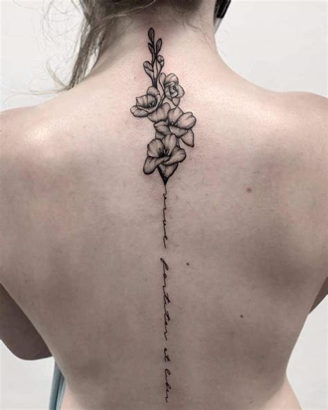 Top 55+ Best Gladiolus Flower Tattoo Ideas – [2021 Inspiration Guide ...